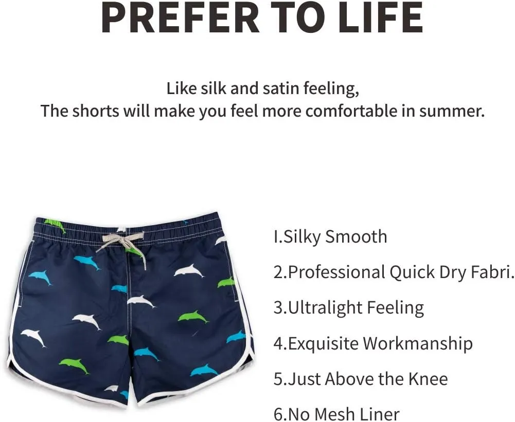 Womens Board Shorts Beach Quick Dry Fabric Swim Slim Trunks Ocean Travel Sports