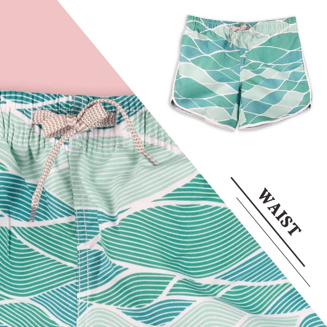 Womens Board Shorts Beach Quick Dry Fabric Swim Slim Trunks Ocean Travel Sports