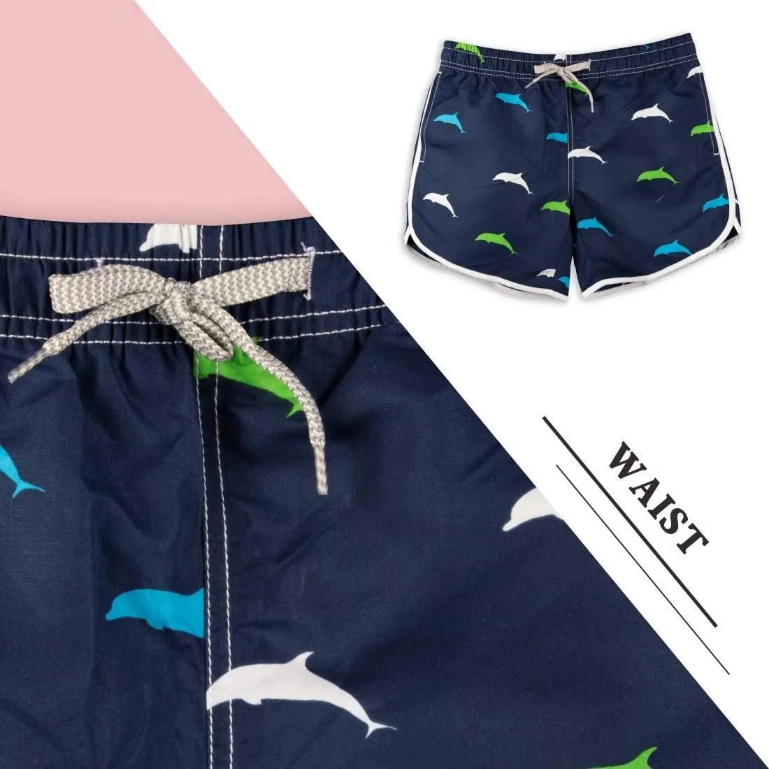 Womens Board Shorts Beach Quick Dry Fabric Swim Slim Trunks Ocean Travel Sports