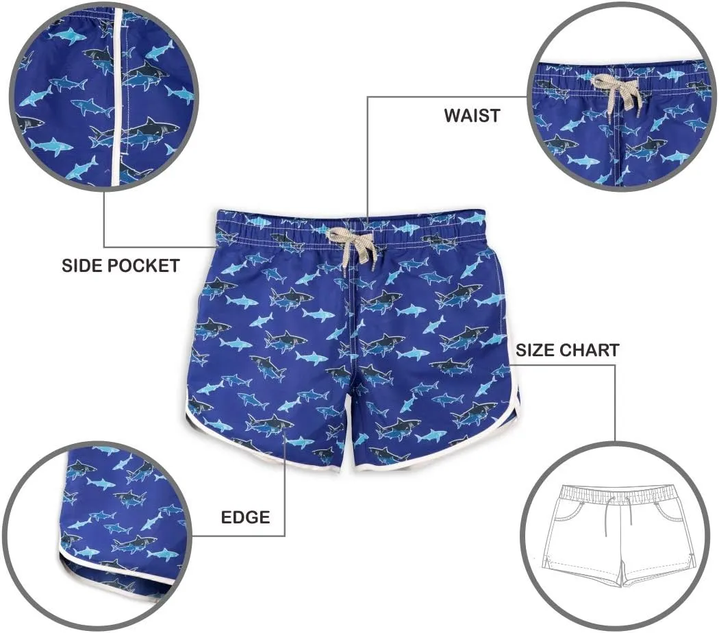 Womens Board Shorts Beach Quick Dry Fabric Swim Slim Trunks Ocean Travel Sports