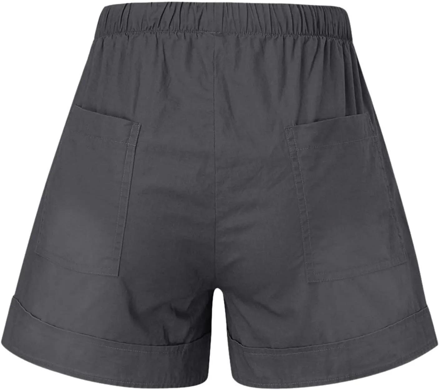 Womens Shorts Casual Summer 2025 Beach Vacation Plus Size Elastic Waist Drawstring with Pockets Comfy Trendy Clothes