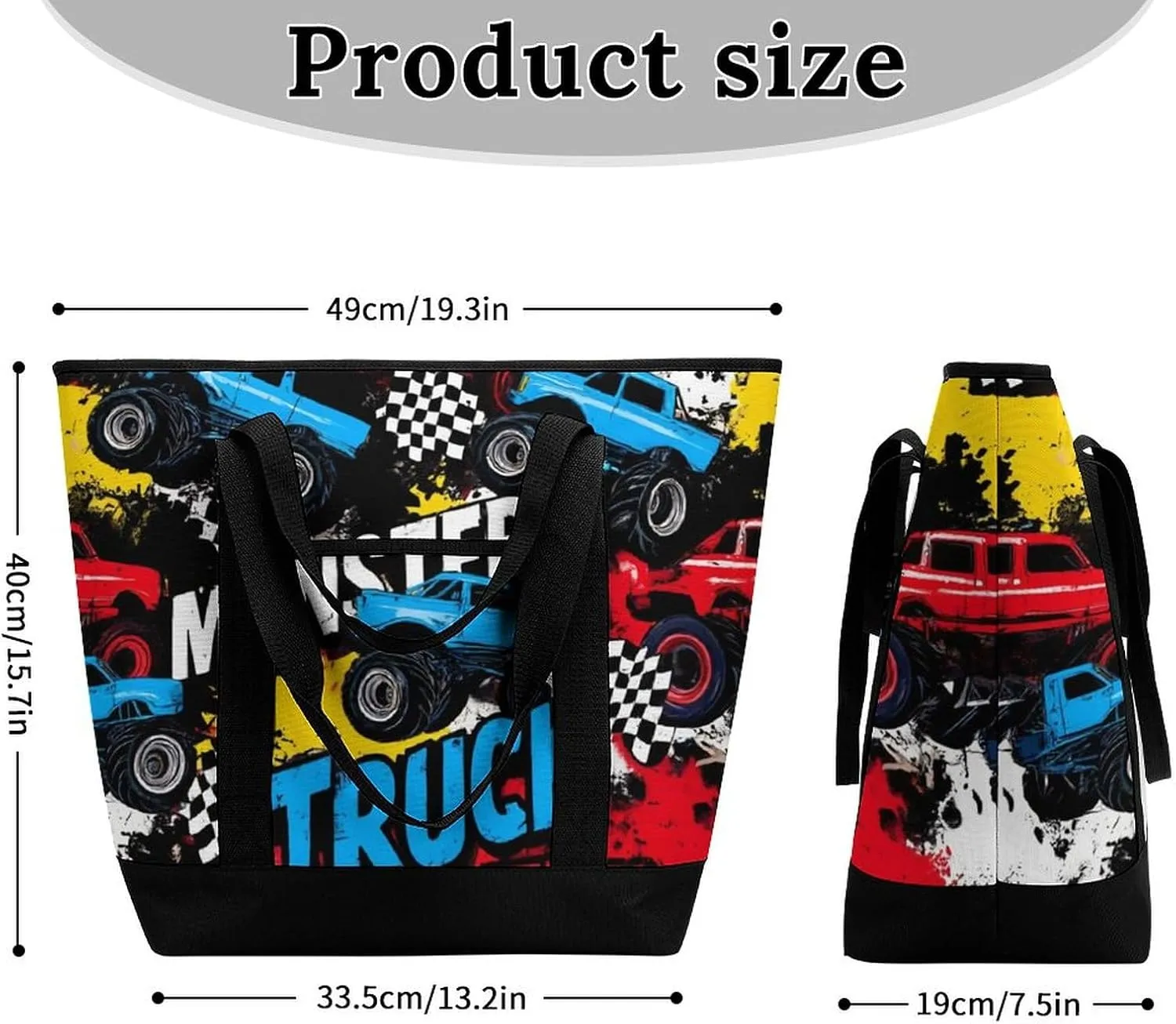 Women's Spacious Thermal Shoulder Bag Stylish Insulated Shopping Tote