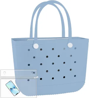 X-Large Rubber Tote Bag Waterproof Beach Washable Handbag Storage Bags Durable Modern Travel SportsTote Bag