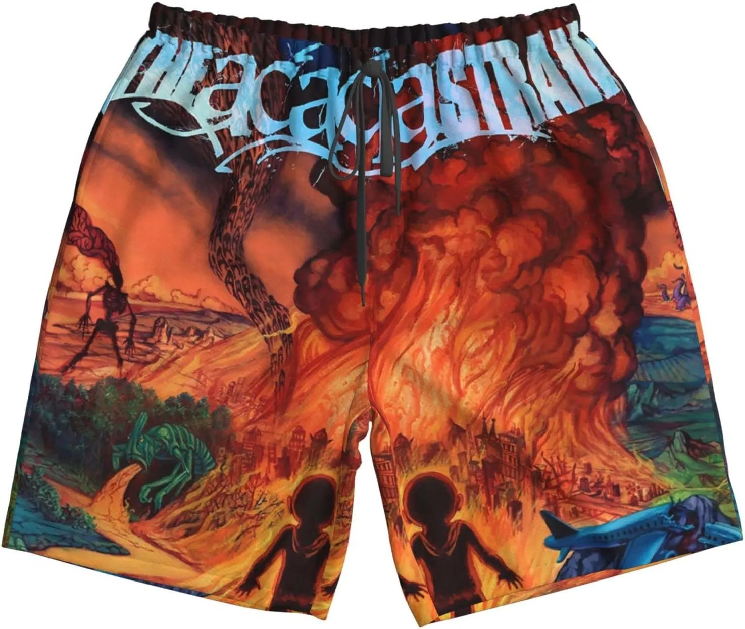 XENITE The Acacia Music and Strain Mens Swim Trunks Swim Shorts with Mesh Lining Beach Shorts Bathing Suits