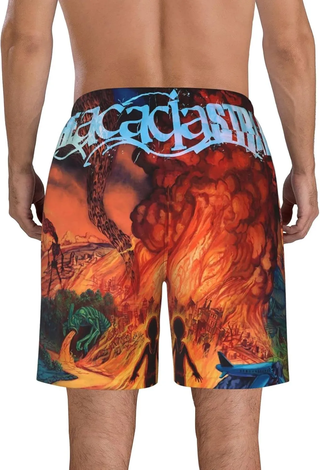 XENITE The Acacia Music and Strain Mens Swim Trunks Swim Shorts with Mesh Lining Beach Shorts Bathing Suits
