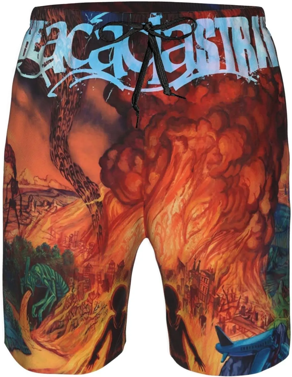XENITE The Acacia Music and Strain Mens Swim Trunks Swim Shorts with Mesh Lining Beach Shorts Bathing Suits