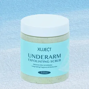 XUJECT Mint & Aloe Underarm Exfoliating Scrub 8.82oz - Removes Odor, Exfoliates, Reduces Body Odor, Deep Cleans, Stops Odor Build-Up
