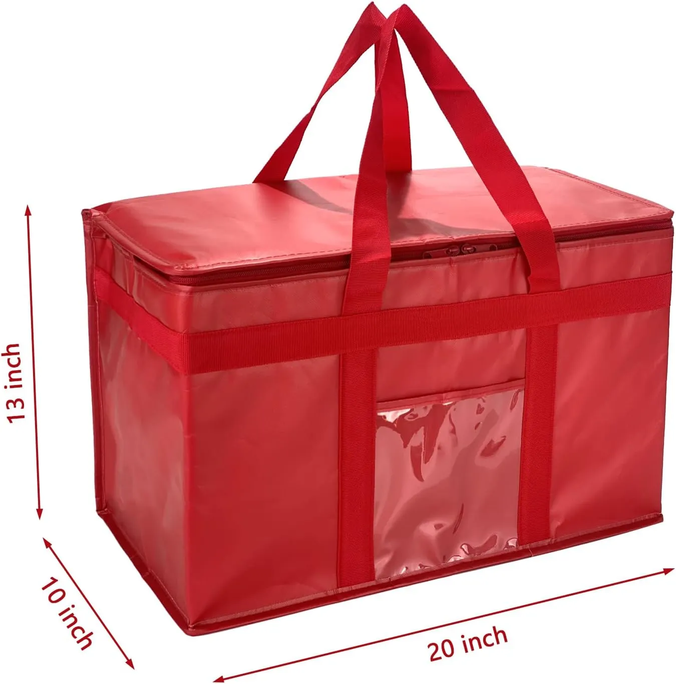 Yalin XXXL Large Insulated Cooler Bag, Styrofoam Cooler of Keep Food Hot or Cold, Reusable Double Zipper Food Delivery Bag for Grocery Shopping, 23" W x 15" H x 14" D