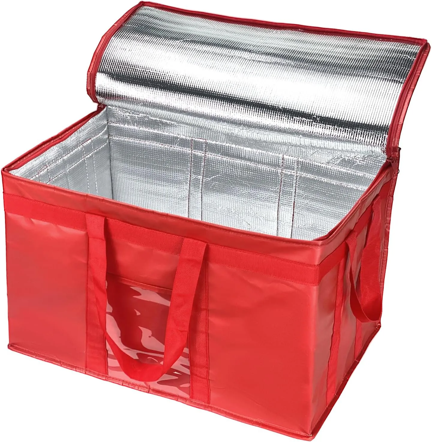 Yalin XXXL Large Insulated Cooler Bag, Styrofoam Cooler of Keep Food Hot or Cold, Reusable Double Zipper Food Delivery Bag for Grocery Shopping, 23" W x 15" H x 14" D