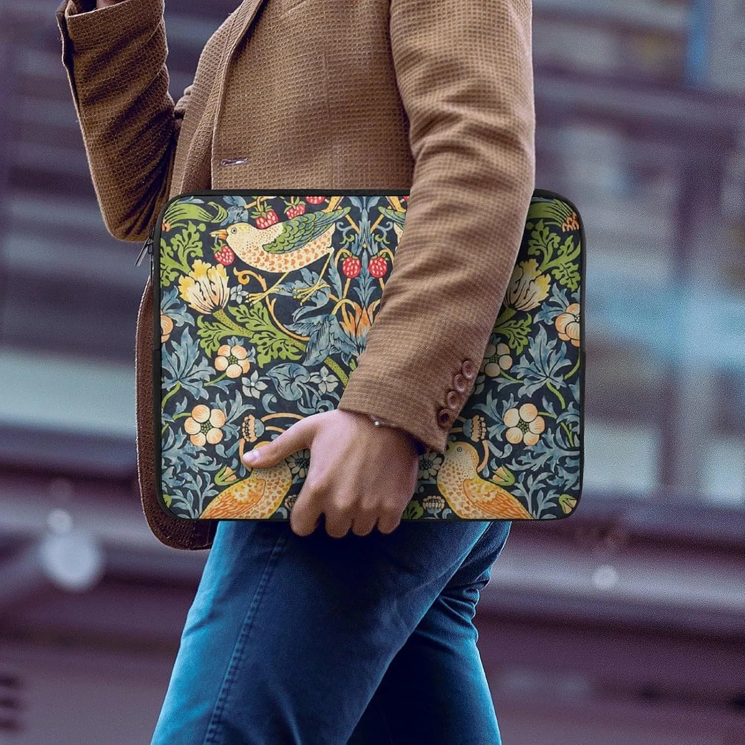 Yellow Classic Rubber Duck All Print Hands Free Withdrawal Laptop Bag Unisex