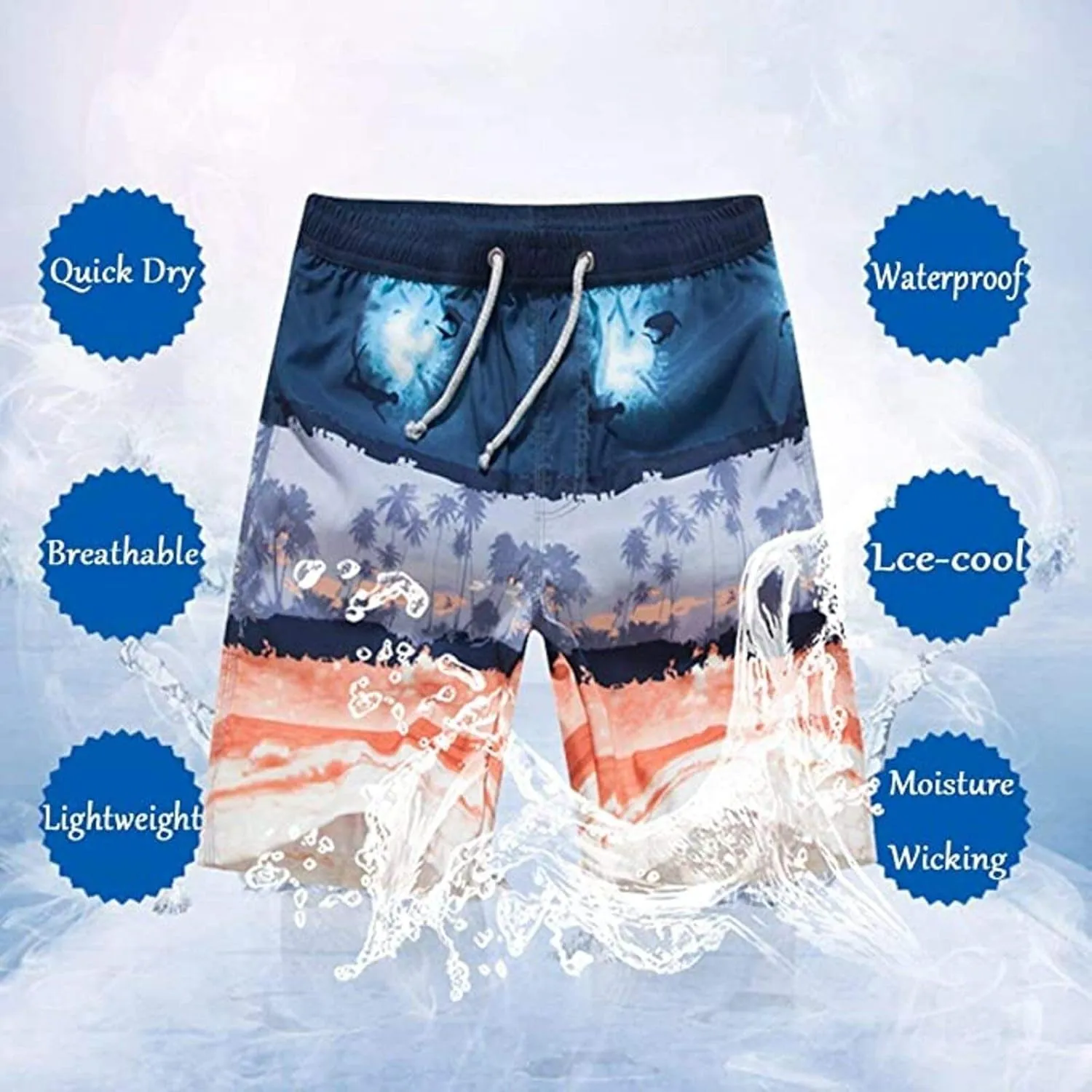 Youth Beach Shorts Breathable Swimming Shorts Beach Half Pants