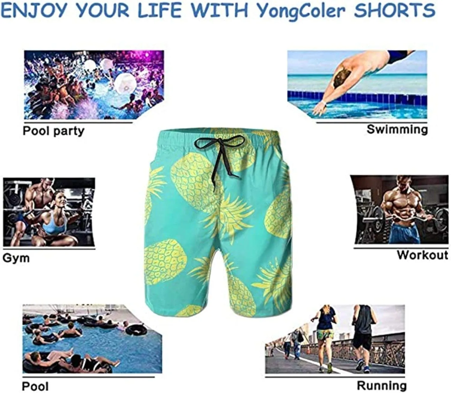 Youth Beach Shorts Breathable Swimming Shorts Beach Half Pants