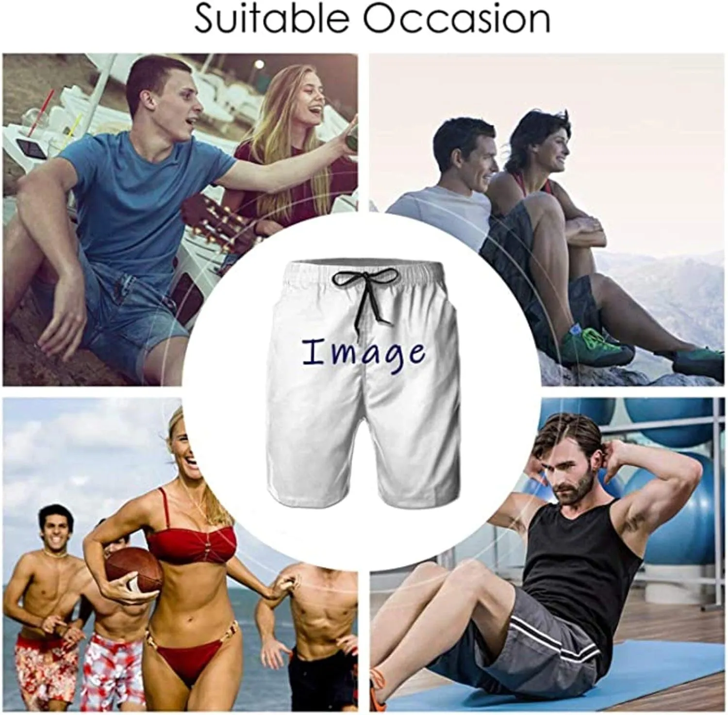 Youth Beach Shorts Breathable Swimming Shorts Beach Half Pants