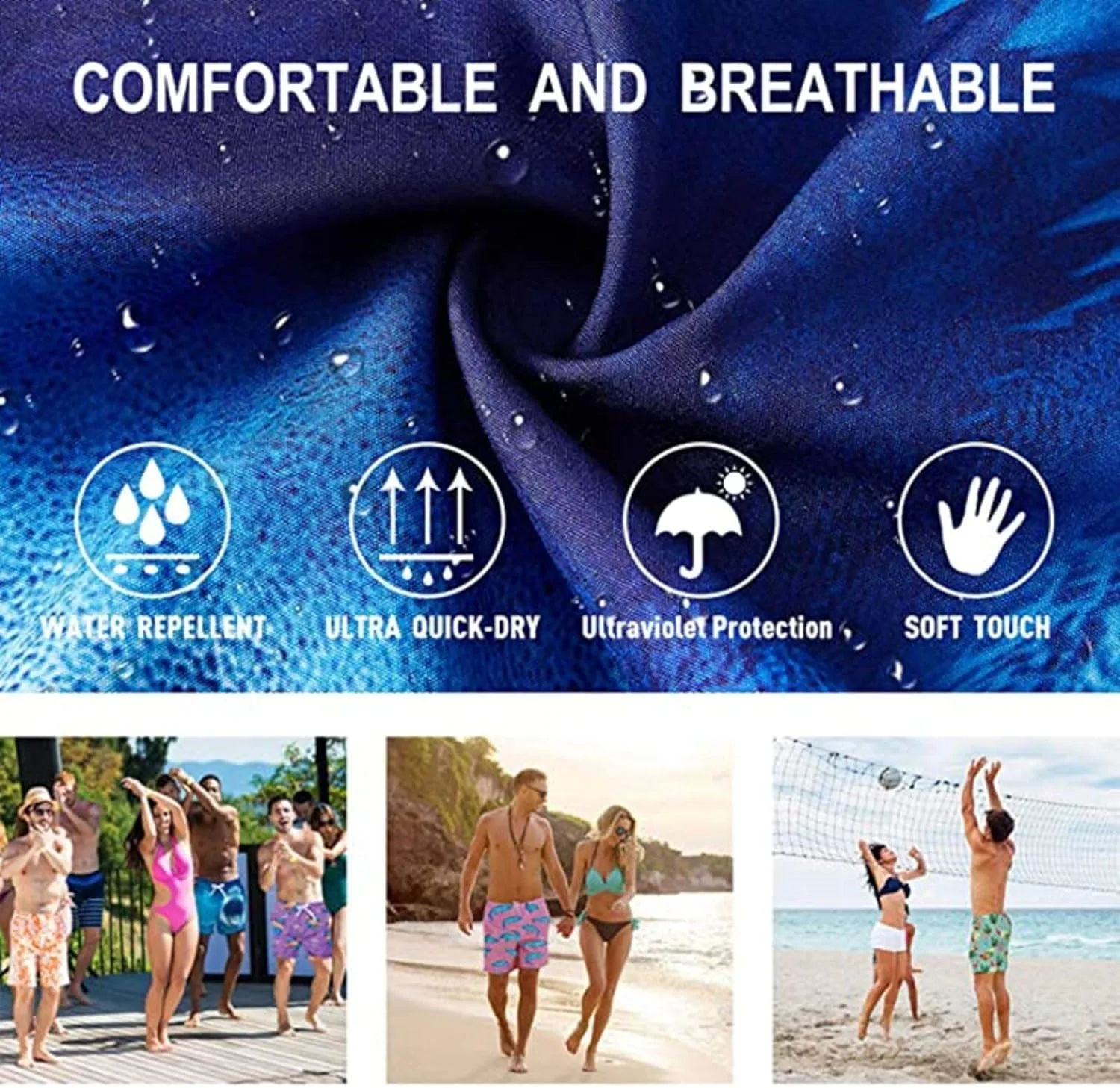 Youth Beach Shorts Breathable Swimming Shorts Beach Half Pants