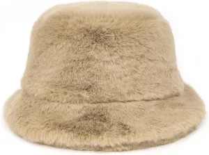 Zylioo Oversize 3XL/2XL/XL Fluffy Bucket Hat,L/M/S Faux Fur Warm Hat Petite,Large Winter Plush Fuzzy Hat for Big Heads
